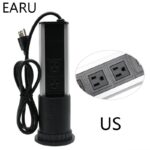220V 16A PULL POP UP Electrical 3 Plug Socket 2 USB Kitchen - Image 4