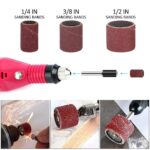 384pcs Drum Sanding Kit 80# 120# 180# Nail Drill Bits Abrasive Tools - Image 5