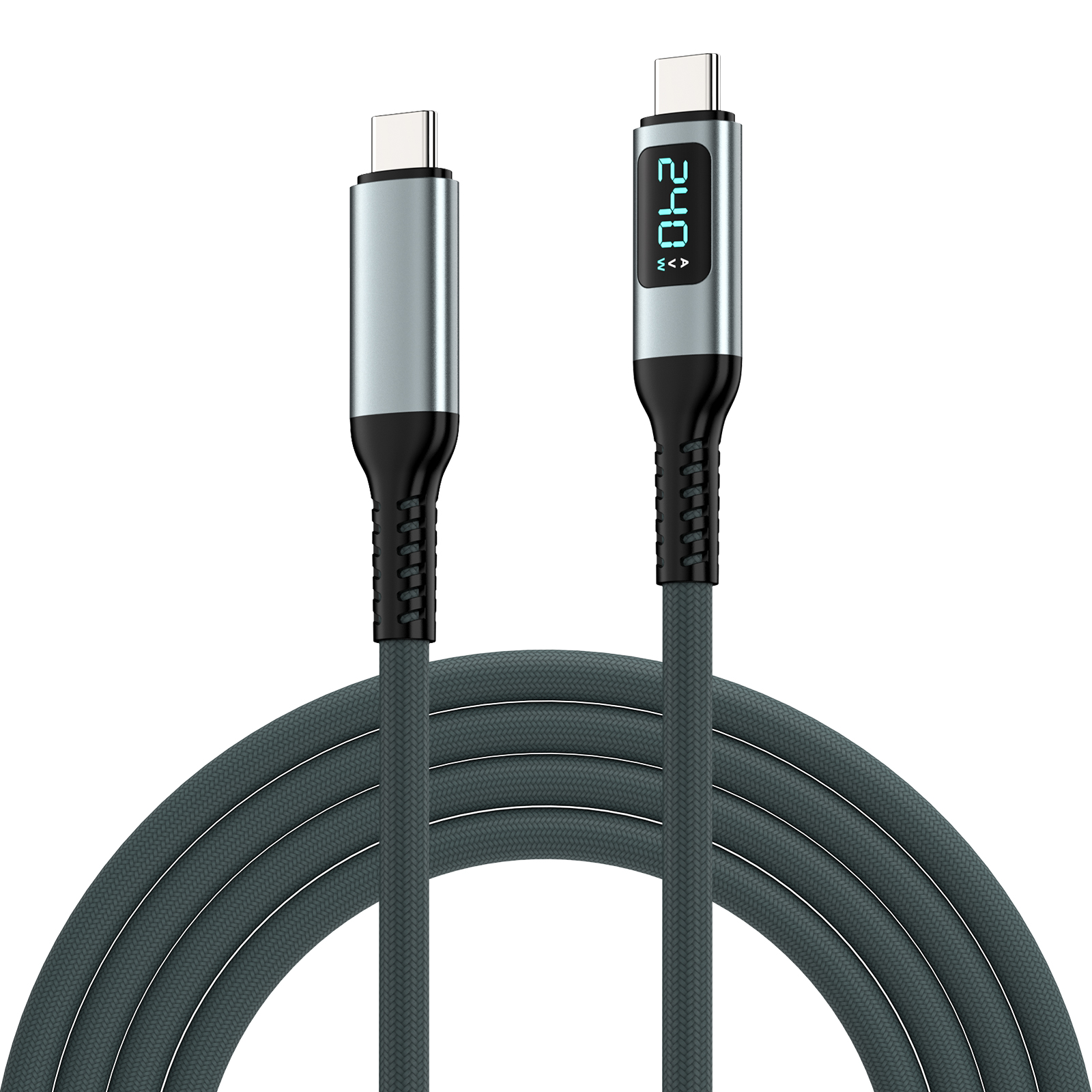 1 USB 4 Cable with Digital Display - Image 1