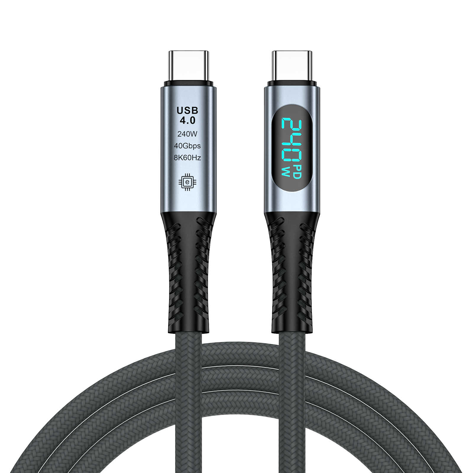 2 USB 4 Cable with Digital Display - Image 1