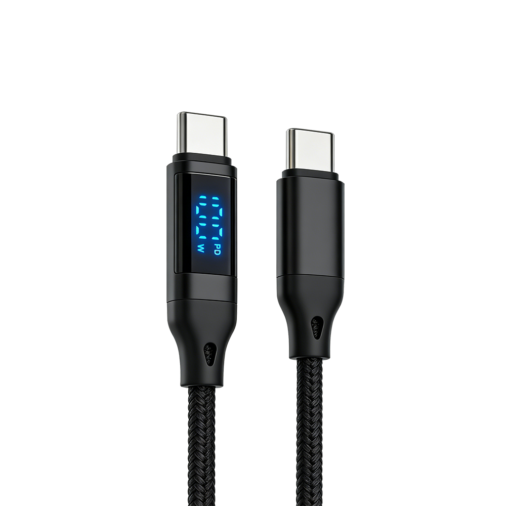 数显数据线 100W USB C Cable - Image 1