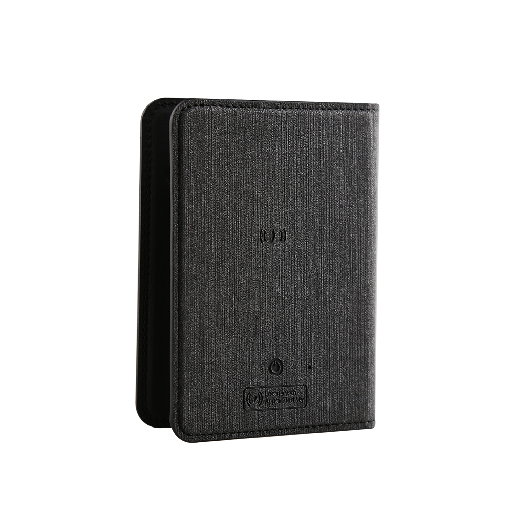 BZ2A8628 Apple Find My Anti-Loss Leather Passport - Image 1