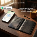 Apple Find My Anti-Loss Leather Passport - Image 4