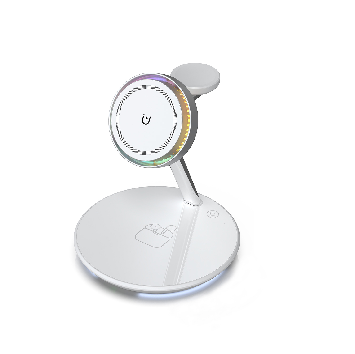 微信图片_20260715101532258_9 4 in 1 Wireless Charger with Night Light - Image 1