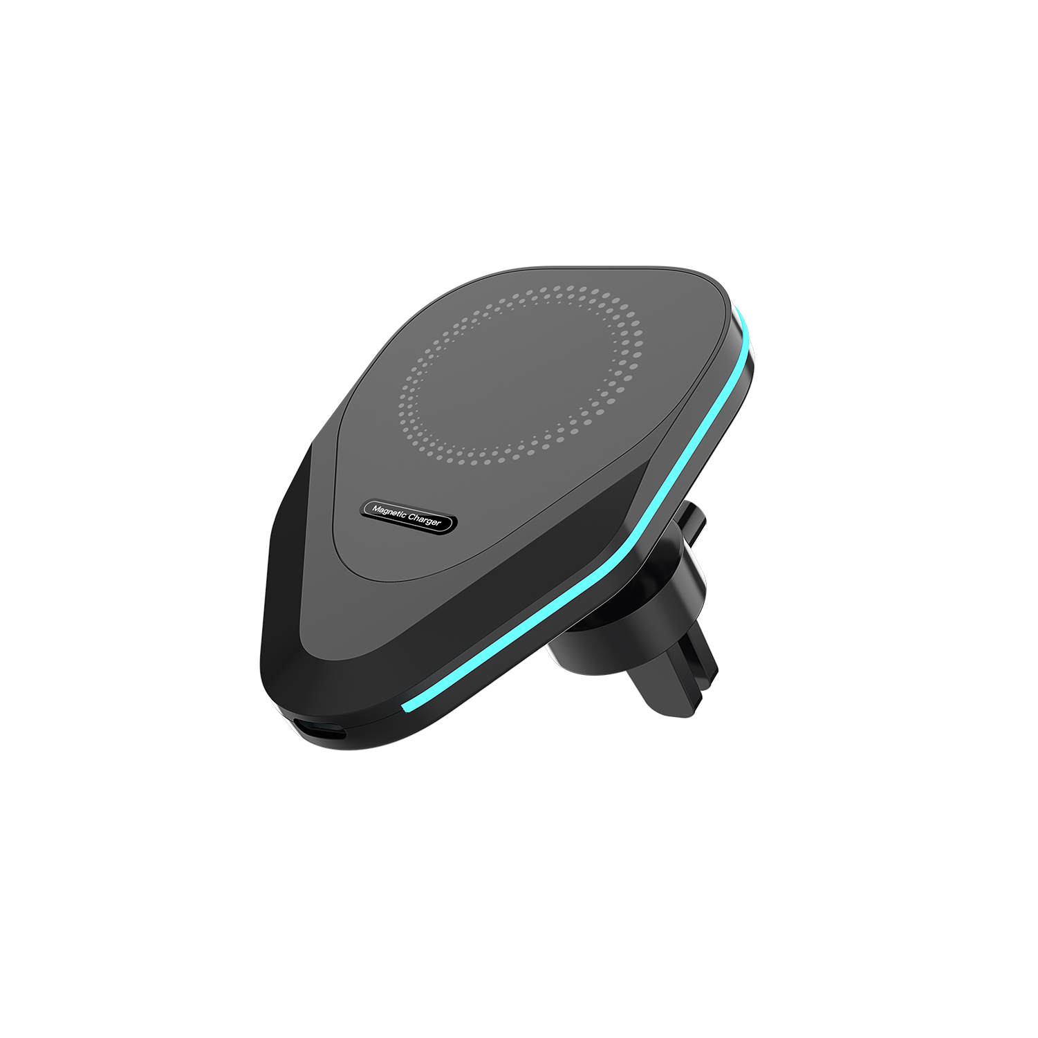 黑色1 15W Wireless Car Charger - Image 1